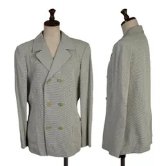 ジルサンダーJIL SANDER レーヨン混ダブル3Bジャケット ライトグレー38のサムネイル