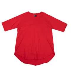 サイトs'yte コットン切りっぱなしラグランTシャツ 赤Mのサムネイル