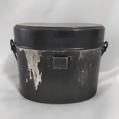 【中古】エバニュー 兵式飯盒 TOKYO TOP 4合 ハンゴウ 昭和レトロ 飯ごう クッカー ヴィンテージ ソロキャンプ EVERNEW W-609のサムネイル