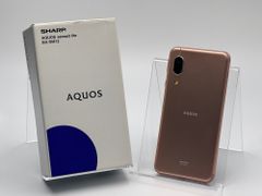 箱付き訳あり中古B】AQUOS sense6s SHG07 ライトカッパー SIMフリー 白