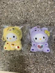 当時物 ハローキティ 変身 テディベア ピンク ぬいぐるみ LLサイズ