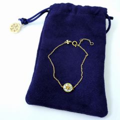 レディース Tory Burchトリーバーチ ブレスレット 花モチーフ ゴールド 