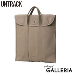 UNTRACK Tote Bag for Men and Women, Genuine Leather, Laptop Bag, Lightweight, Slim, No Gusset, Fits A4 and 14-inch Laptops, CITY/ECCO Screen Bag 60415, Taupe
