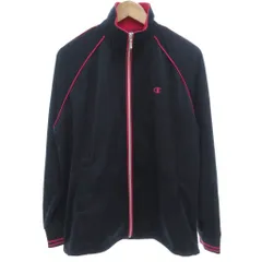 チャンピオン CHAMPION トラックジャケット L 紺 ネイビー 桃色 ピンク ハイネック 長袖 /SC ■ECB005のサムネイル