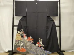 平和屋着物■豪華色留袖　刺繍　孔雀枝椿文　暈し染め　金銀彩　正絹　逸品　CABI7667evのサムネイル