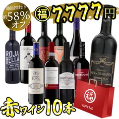 ワイン福袋 ワイン ワインセット 赤ワイン好き飲み比べ 10本セット 辛口 福袋 赤ワイン 赤のサムネイル