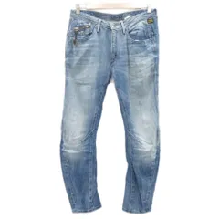 ジースターロウ G-Star RAW デニムパンツ ジーンズ ストレート アンクル丈 27 ブルー /SY24 ■ECD005