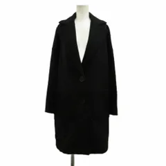 ザラウーマン ZARA WOMAN コート ウール XS 黒 ブラック 無地 テーラードカラー 長袖 /NP ■GY70のサムネイル