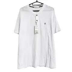【タグ付き】Hush Puppies ハッシュパピー メンズ トップス ポロシャツ 半袖 ホワイト Lサイズ J8のサムネイル