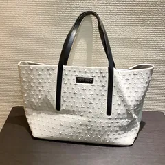 【お盆期間限定価格】ジミーチュウ JIMMYCHOO PIMLICO ピムリコ スター エンボス グレイニー レザー トートバッグ ショルダーバッグ 白 ホワイト 迷彩 H617/T25/NH15のサムネイル
