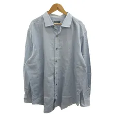 ベルルッティ Berluti シャツ XL ブルー 無地 レギュラーカラー 長袖 /NP ■GY62のサムネイル