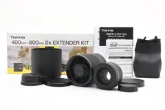 【返品保証】★極上品★トキナー Tokina SZX 400mm F8 Reflex & 2× エクステンダー KIT ニコンF用★ L238#8365のサムネイル