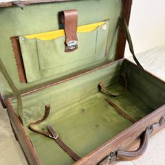 100年以上前のこおろ型 スーツケース 寅さんバッグ 明治 大正時代