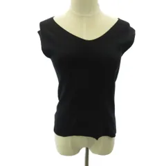 コムデギャルソン COMME des GARCONS ローブドシャンブル 美品 AD1995 ニット セーター ノースリーブ ストレッチ 黒 ブラック 0621のサムネイル
