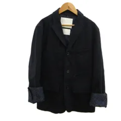 ホワイトマウンテニアリング White Mountaineering テーラードジャケット 上着 2 ネイビー 紺 長袖 /PP ■ECD006