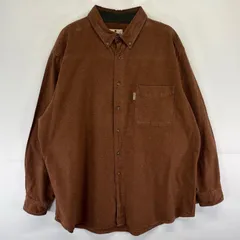 古着 ウールリッチ WOOLRICH 長袖シャツ ボタンダウン シャモアシャツ 大きいサイズ 2XL  ブラウン系 メンズのサムネイル