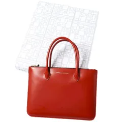 新品 Wallet COMME des GARCONS ウォレット コムデギャルソン POUCH L - HANDLES ハンドルズ ポーチ 8Z-U510-051 / SA5100HA RED ハンドバッグ カバン g27236のサムネイル