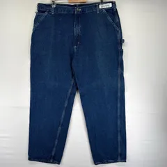 古着 カーハート Carhartt デニム パンツ ペインター ジッパーフライ ワンポイントロゴ ハンマーループ ジーンズ  ブルー系 メンズのサムネイル