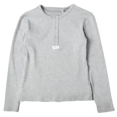 VIA PIAVE 33 ヴィア ピアーヴェ トレンタトレ 26SS イタリア製 SERAFINO SHIRT リブ編みヘンリーネックカットソー 0 GRAY 長袖 トップス g27045のサムネイル