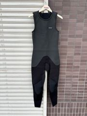 訳あり Beached Days Wetsuits ロゴパッチ 2mm スキンロングジョン L