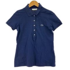 LACOSTE ラコステ 半袖 ポロシャツ ネイビー 42 - メルカリ