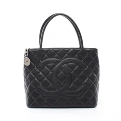 シャネル CHANEL トートバッグ 復刻トート A01804 ブラック キャビアスキン(グレインドカーフ) 復刻トート レディース Used Aのサムネイル