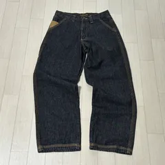 Timberland ブラックデニム ワイドパンツ ワークパンツ W31【古着】M6086IKE【匿名配送】のサムネイル