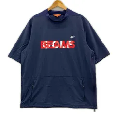 BEAMS モックネック プルオーバーカットソー sizeXL/ネイビーのサムネイル