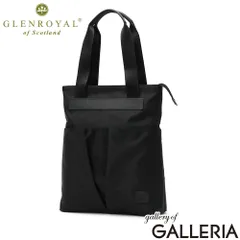 【正規品3カ月保証】 グレンロイヤル トートバッグ メンズ レディース 大きめ ファスナー付き GLENROYAL ナイロン 撥水 B4 12.8L CONTEMPORARY 2 PKT TOTE BAG NYLON TWILL J2-0055 BLACKのサムネイル