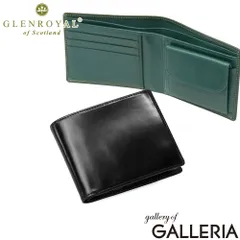 【正規品3カ月保証】 グレンロイヤル 二つ折り財布 メンズ レディース 本革 GLENROYAL 日本製 小銭入れあり 財布 小さい 革 馬革 コードバン 薄い コンパクト HIP WALLET WITH DIVIDER J2-0052 BLACKのサムネイル