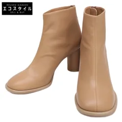 JANE SMITH　ジェーンスミス　【新品】23WSHO-119 EDGE ROUND TOE SHORT BOOTS レザー ショートブーツ/　37.5のサムネイル