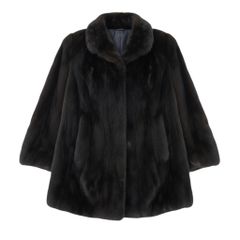サガミンク　ファーコート　ダークミンク　本毛皮　金サガ　BLACK DIA 47c18 SAGA MINK サガミンク 金サガ ダークミンク ファーコート サイズ
