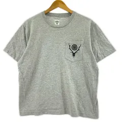 South2 West8 サウスツーウェストエイト プリント ポケット半袖Ｔシャツ sizeS/グレーのサムネイル