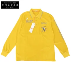 Castelbajac　カステルバジャック　SPORT 未使用 スヌーピー 長袖 ポロシャツ ゴルフウェア トップス メンズ イエロー 50 723237 104　50のサムネイル