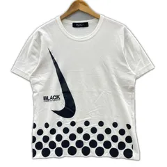 BLACK COMME des GARCONS 1R-T101 プリント半袖Ｔシャツ sizeM/ホワイト×ブラックのサムネイル