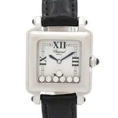ショパール Chopard 腕時計 ハッピースポーツ スクエア 7Pダイヤ 27-8325-23 ホワイト ステンレススチール ダイヤモンド ハッピースポーツ スクエア 7Pダイヤ レディースのサムネイル
