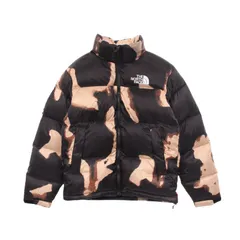 シュプリーム Supreme ダウンジャケット × THE NORTH FACE Bleached Denim Print Nuptse Jacket フード付き ND52100I ナイロン × THE NORTH FACE ダウンジャケット メンズ 未使用のサムネイル