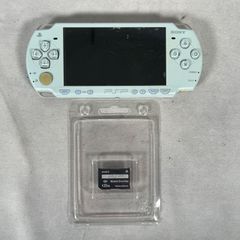 [Rep. 2606-124] SONY PSP 2000 Console, Blue, Accessories Included, Battery Missing, PlayStation Portable, Handheld Game Console, Sold As Is, Operation Unconfirmed