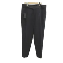 ジョルジオアルマーニ GIORGIO ARMANI パンツ スラックス 絹 シルク 48 黒 ブラック 2タック 無地 / 2SGPP0OFT02K6 NP ■GY19のサムネイル