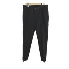 ジョルジオアルマーニ GIORGIO ARMANI パンツ スラックス 48 紺 ネイビー 無地 スリムテーパード バックシャーリング /NP ■GY19のサムネイル