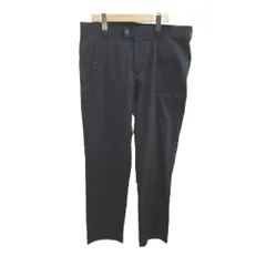 ジョルジオアルマーニ GIORGIO ARMANI パンツ スラックス 48 紺 ネイビー コットン スリムテーパードシルエット /NP ■GY19のサムネイル