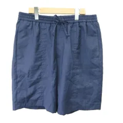 エンポリオアルマーニ EMPORIO ARMANI ショートパンツ パンツ ウール 48 紺 ネイビー ドローストリング ウエストゴム B1P940 B1010 /KK ■GY19のサムネイル