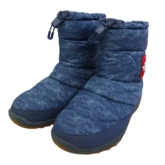 THE NORTH FACE ノースフェイス NF51784 NUPTSE BOOTIE WP V LOGOWAR ヌプシ ブーティ ウォータープルーフ ファイブ ロゴウェア ブーツ ネイビー系 25cm【中古】のサムネイル