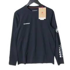 未使用 MAMMUT マムート 長袖Tシャツ 1016-01470 160 Years QD Logo Print Longsleeve T-Shirts marine S 27114037のサムネイル