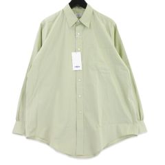 FOUNDOUR ファウンダ 26ss ブロードシャツ ライトグレー - メルカリ