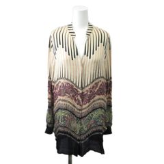 美品 ETRO カシミヤ シルク ペイズリー柄 マルチカラー 羽織りカーディガン 美品 ETRO カシミヤ シルク ペイズリー柄 マルチカラー 羽織り