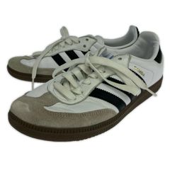 adidas SAMBA ホワイト ブラック スニーカー24.0センチ - メルカリ