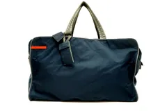 プラダ レッドライン ボストン ハンドバッグ トート トラベル スポーツ 大収納力 テスート ナイロン ネイビー PRADA 6875hのサムネイル