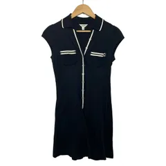 EPOCA(エポカ) ワンピース サイズ40 M レディース美品  - 黒×白 半袖/ひざ丈/ポロシャツワンピのサムネイル