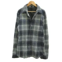 ダブルジェイケイ wjk ジャケット 上着 L 青 ブルー チェック柄 長袖 /KK ■GY99のサムネイル